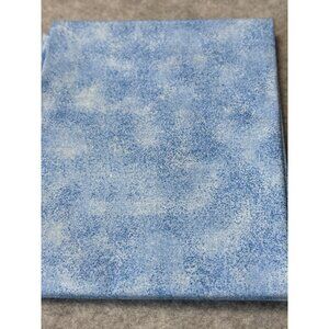 Blue Marble Cotton Fat Quarter Fabric 18x22" Quilting Sewing Craft Material